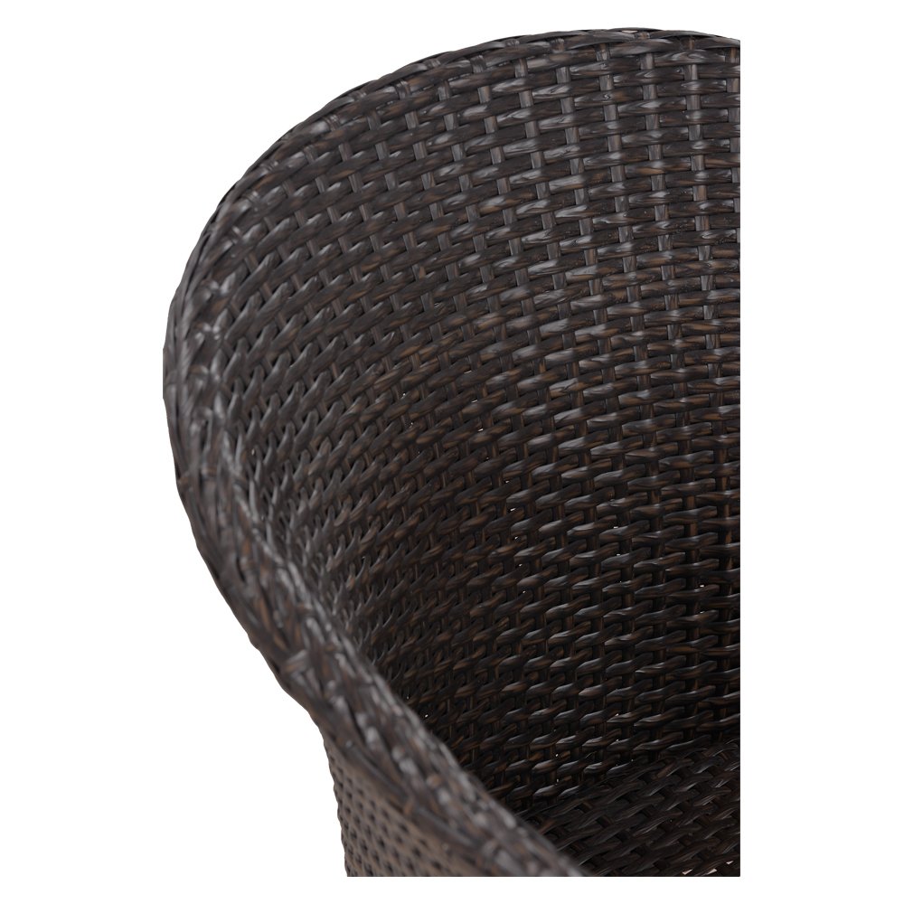 Плетеное кресло черное "Сицилия" AFINA  241000 Черный  - Вид №4