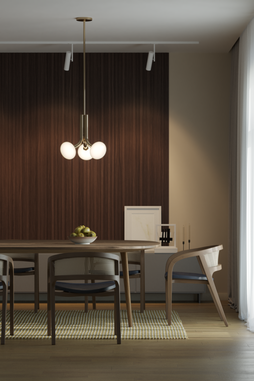 Стеновая 3D панель из реек  AP122502.94 HANNAHHOLZ  - Вид №2