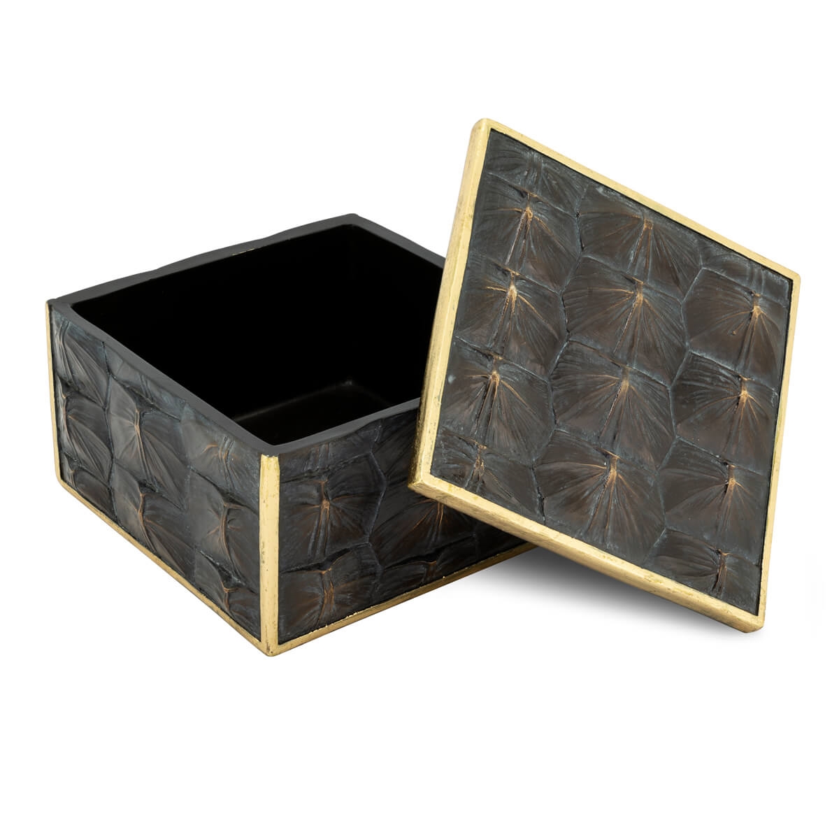 600875-90 ABHIKA КОРОБКА ЧЕРЕПАХА ПЛОЩАДЬ BLACK  - Вид №1