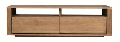 Твердый деревянный низкий ТВ-шкаф Ethnicraft Shadow ARCH-00070106 - Вид №1