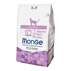 ПР0041249 Корм для кошек Cat Sterilized для стерилизованных кошек сух. 1,5кг Monge