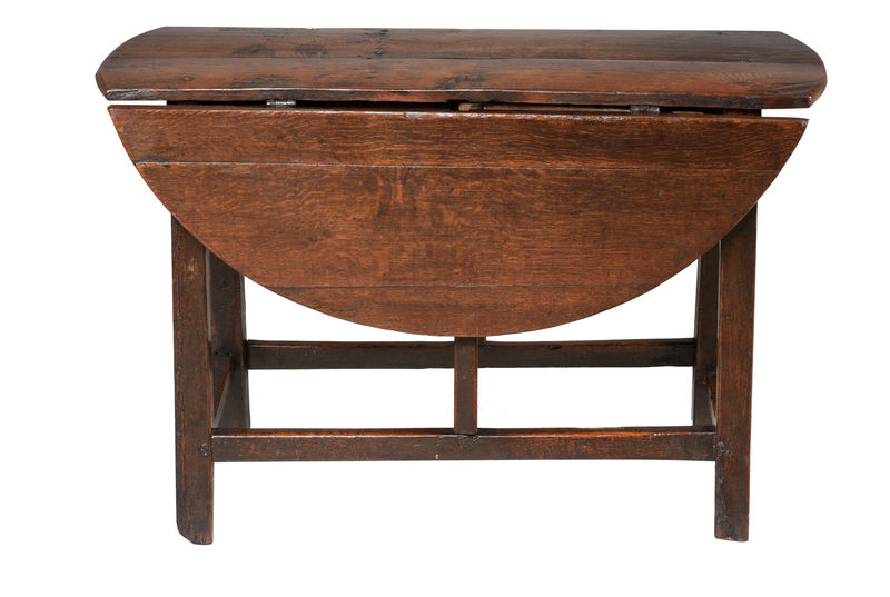 SOR27473 Приставной столик из примитивного дуба Gateleg ijlbrown  - Вид №1