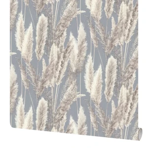 Обои флизелиновые Vog Collection Cortaderia темно-серые 1.06 м 72086-42