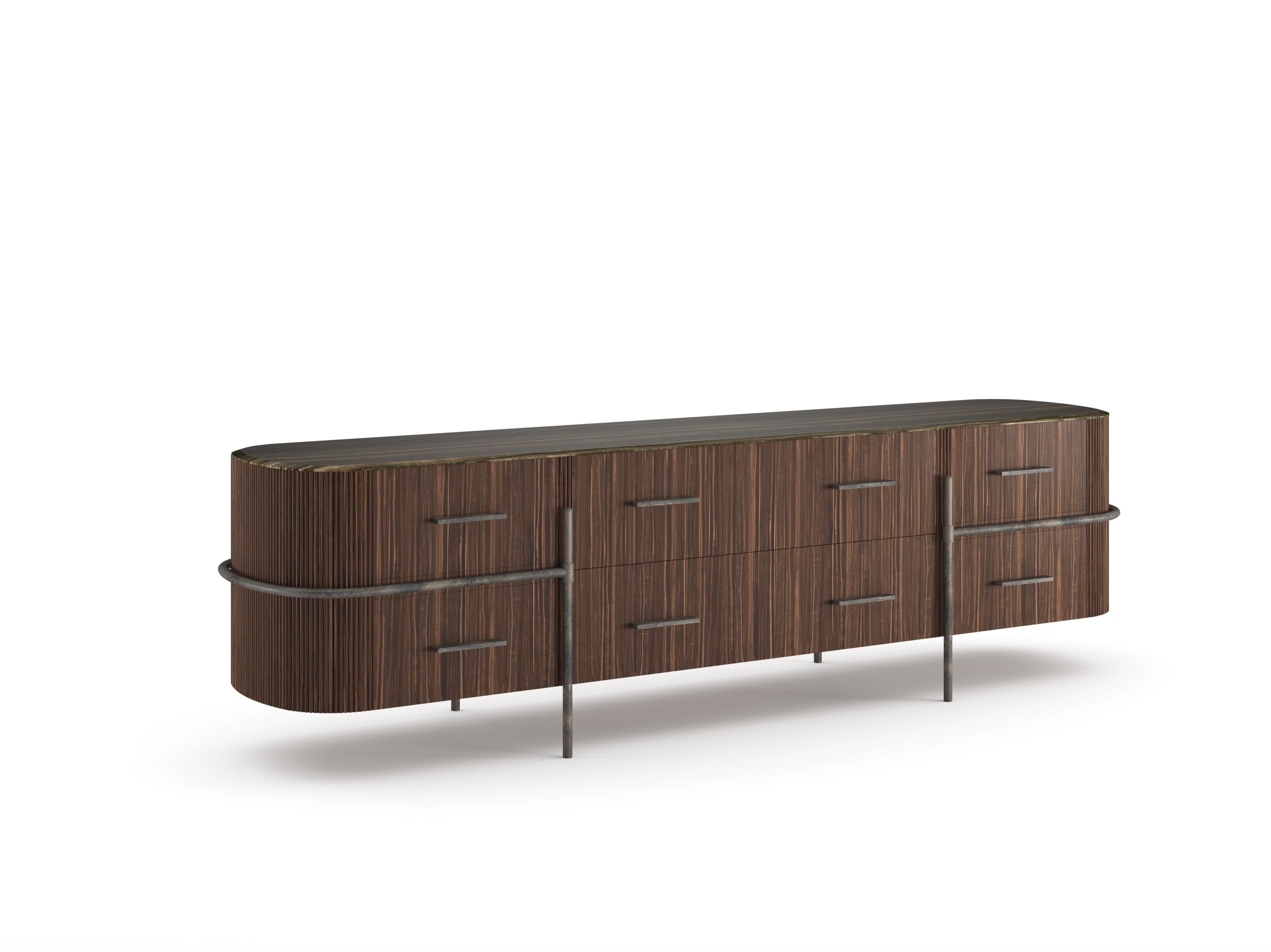 Деревянный шкаф с распашными дверями RIVATELIER Новый Орлеан ARCH-00074059