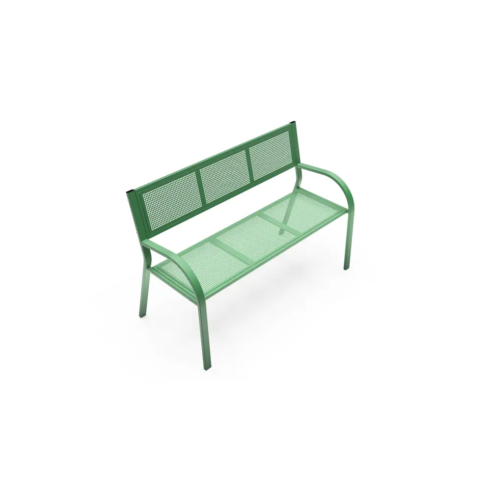 Скамья садовая VG Z 05 122х58х85 см металл зеленый Santreyd VG Z 05/ green STLM-2089491