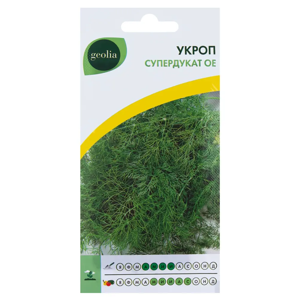GEOLIA Супердукат ОЕ - ароматный укроп для свежей зелени 17584639 STLM-0008316