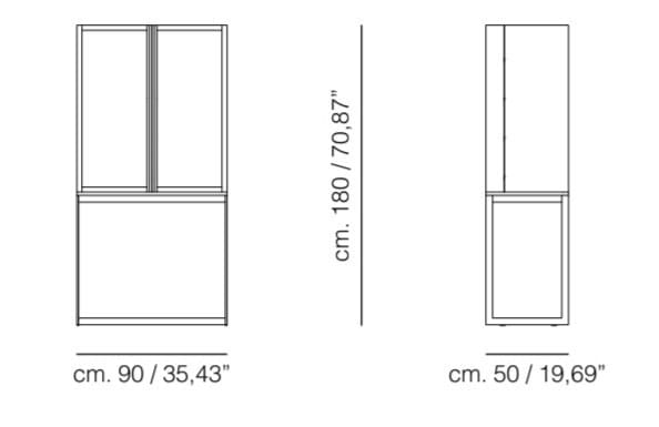 Деревянный шпон барный шкаф Mantellassi 1926 Tury ARCH-00084344 - Вид №5