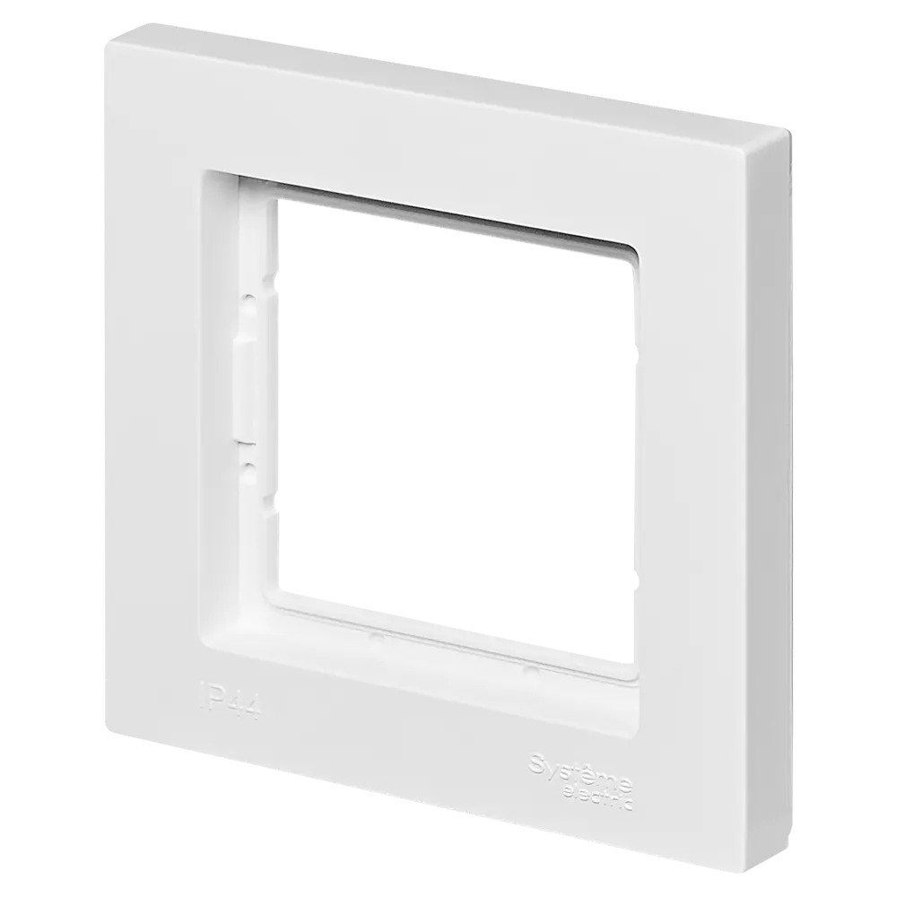 Рамка для розеток и выключателей Schneider Electric Atlas Design ATN000101 1 пост цвет белый SYSTEME ELECTRIC AtlasDesign STLM-2181505 - Вид №1