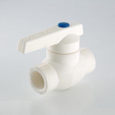 VTp.744.0.025 Кран полипропиленовый шаровой с латунной обоймой Valtec 25 мм  - Вид №3