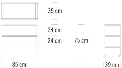 Thonet Открытый книжный шкаф B 22 sun-id-1458531 - Вид №4