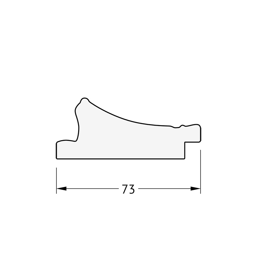 BY 1283 Зеркало с фацетом в багетной раме - медный эльдорадо 73 mm EVOFORM Exclusive - Вид №3