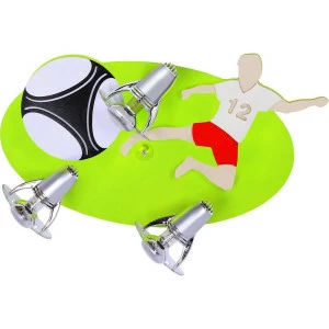 Спот настенный на 3 лампы салатовый Football 4596 NOWODVORSKI FOOTBALL 00-3891218 Зеленый