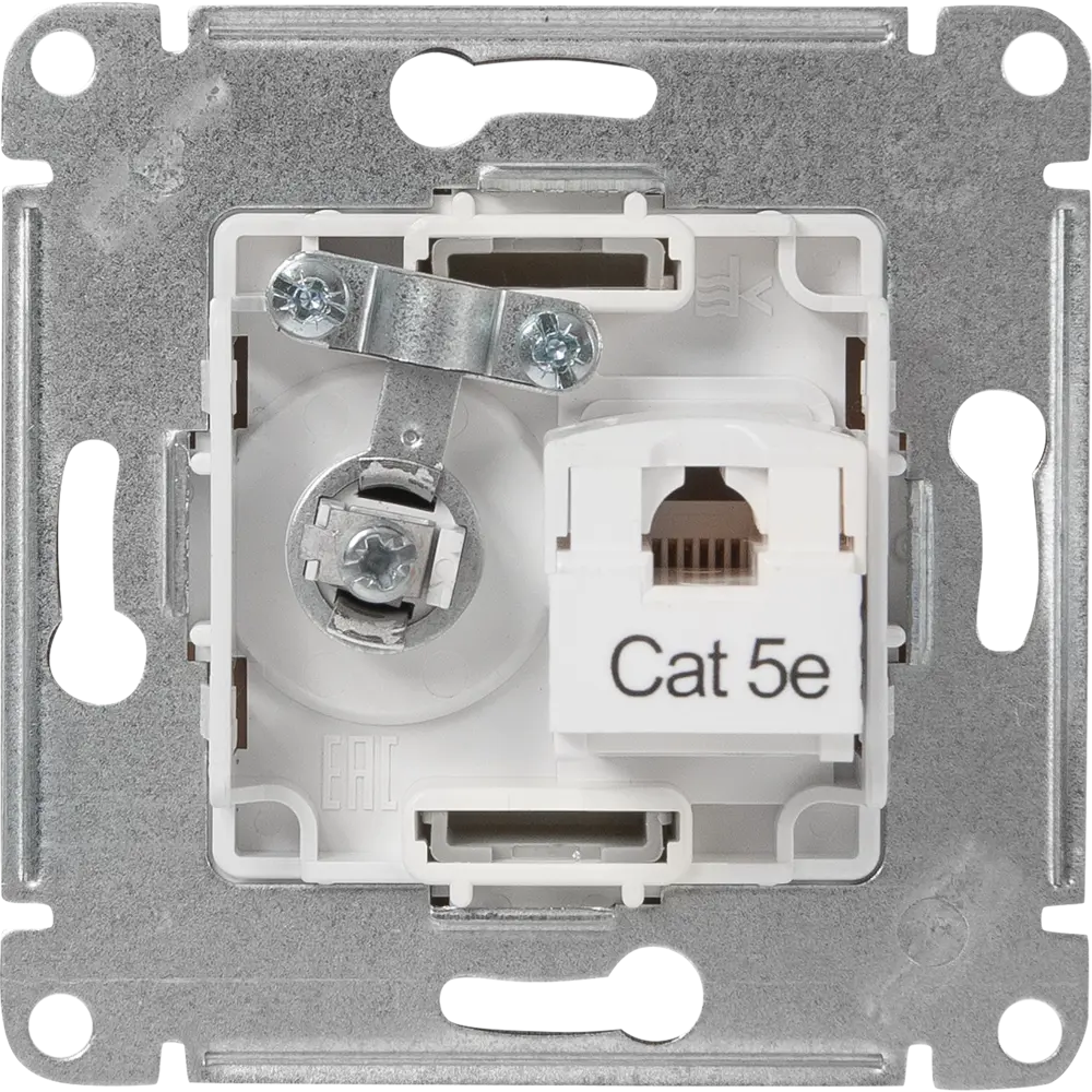 Schneider Electric Glossa — двойная розетка RJ45+TV для скрытого монтажа 84693607 STLM-0053751 - Вид №3