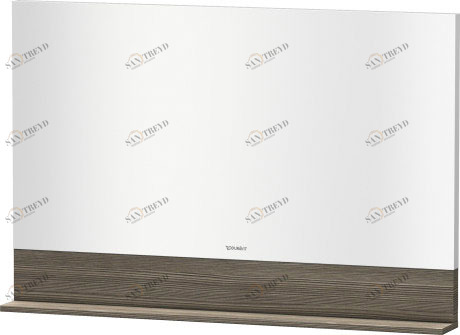 VE757005151 Vero Зеркало с полочкой внизу Сосна коричневая, декор Duravit