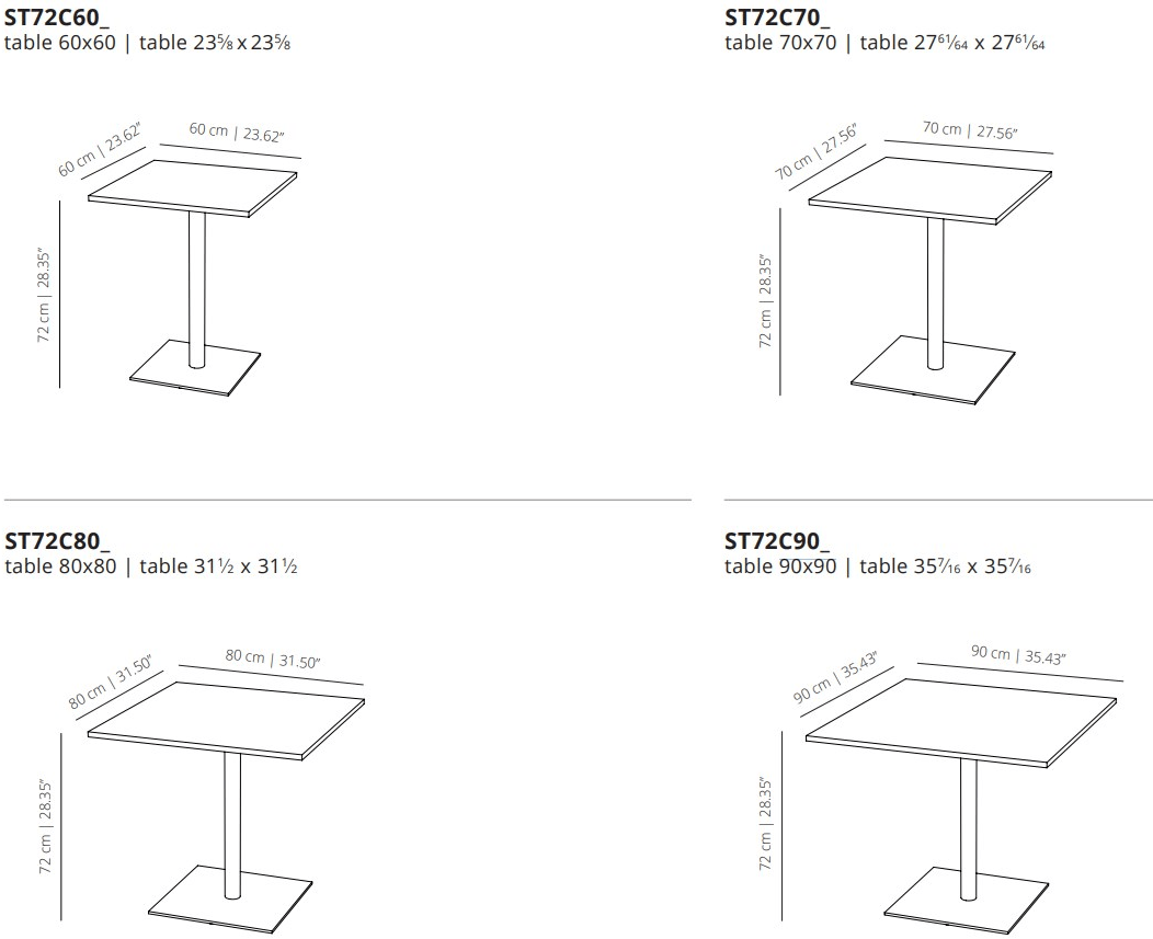 Квадратный стол для договора Stan Santreyd sun-id-1489150 - Вид №2