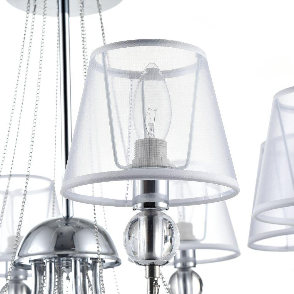 Подвесная люстра Freya Beverly FR5661-PL-08-CH FREYA ДИЗАЙНЕРСКИЕ, BEVERLY 186725 Хром  - Вид №2