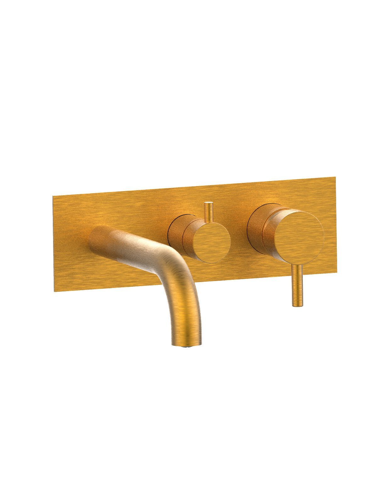 Однорычажный настенный смеситель для ванны с плитой Rubinetterie Frattini отдельная эстетика ARCH-00089970 - Вид №21