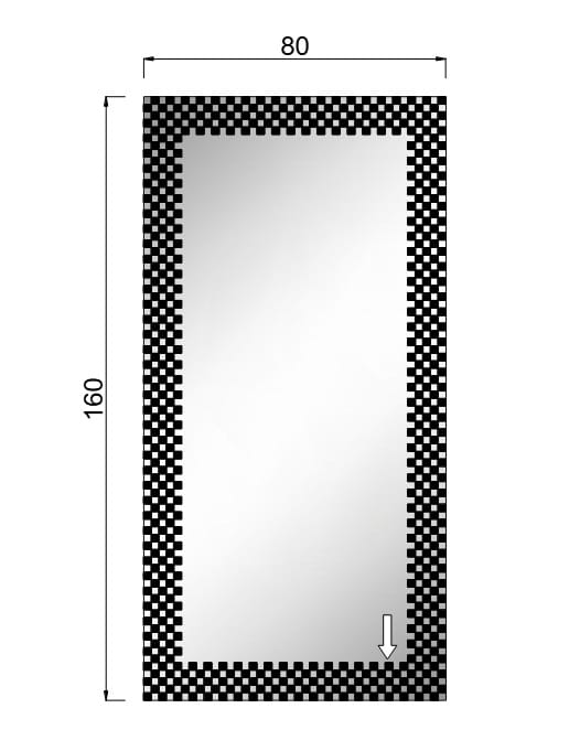 Настенное зеркало ARTELINEA SCACCOMATTO ARCH-00121845 - Вид №5