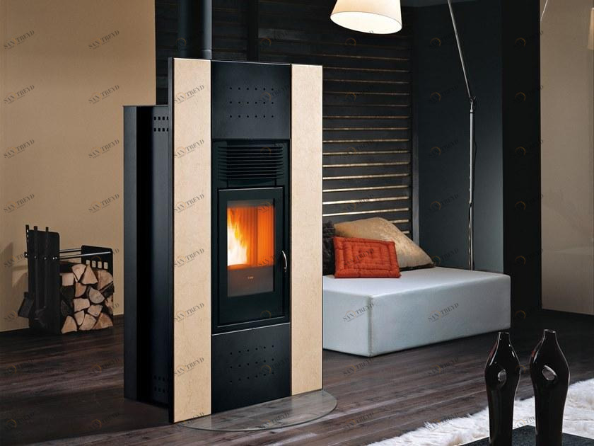 MCZ Пеллетная печь из мрамора Боттичино sun-id-1406780