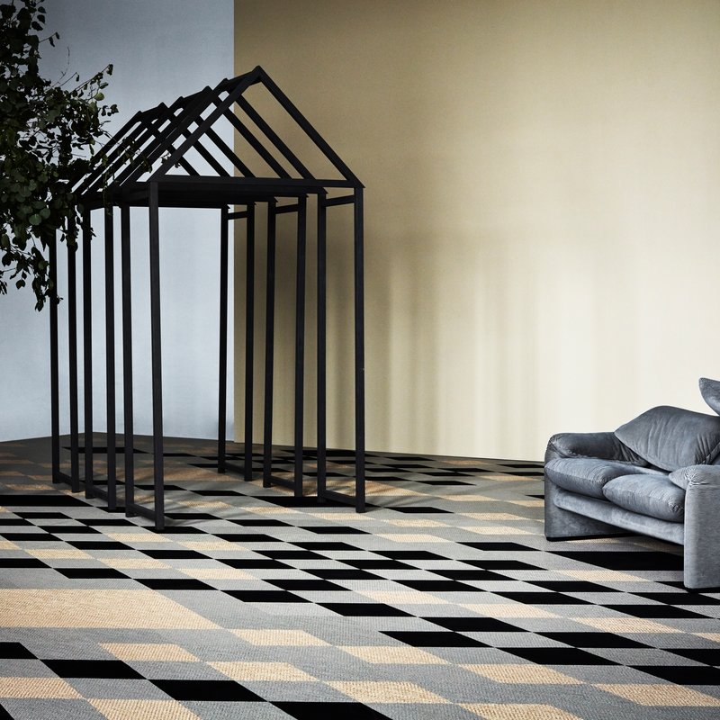 Bolon BKB  Напольное покрытие виниловый пол Sisal Plain Beige  - Вид №3