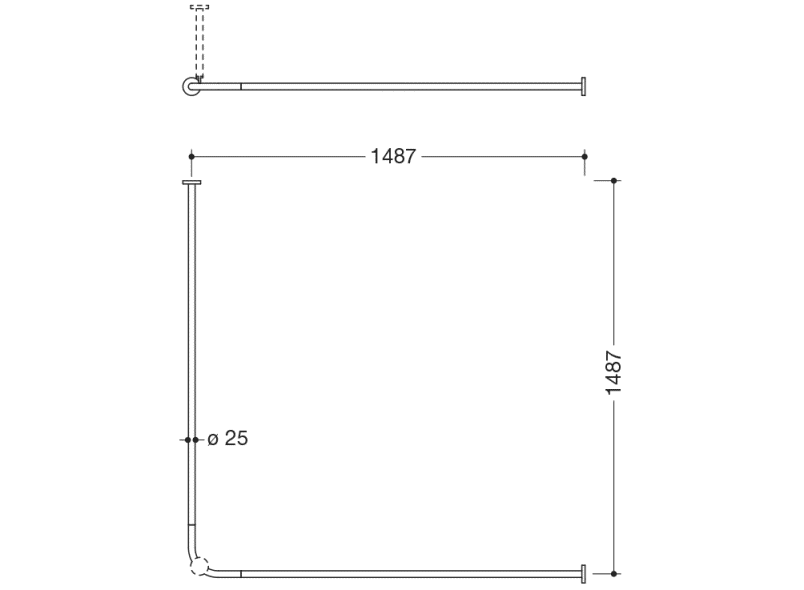 900.34.10460 Карниз HEWI System 900 - Вид №8