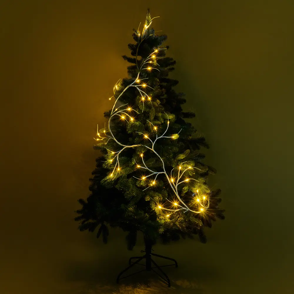 85105264 Электрогирлянда Ветка 48 ламп IP20 2 м на батарейках STLM-0058872 Santreyd  - Вид №7