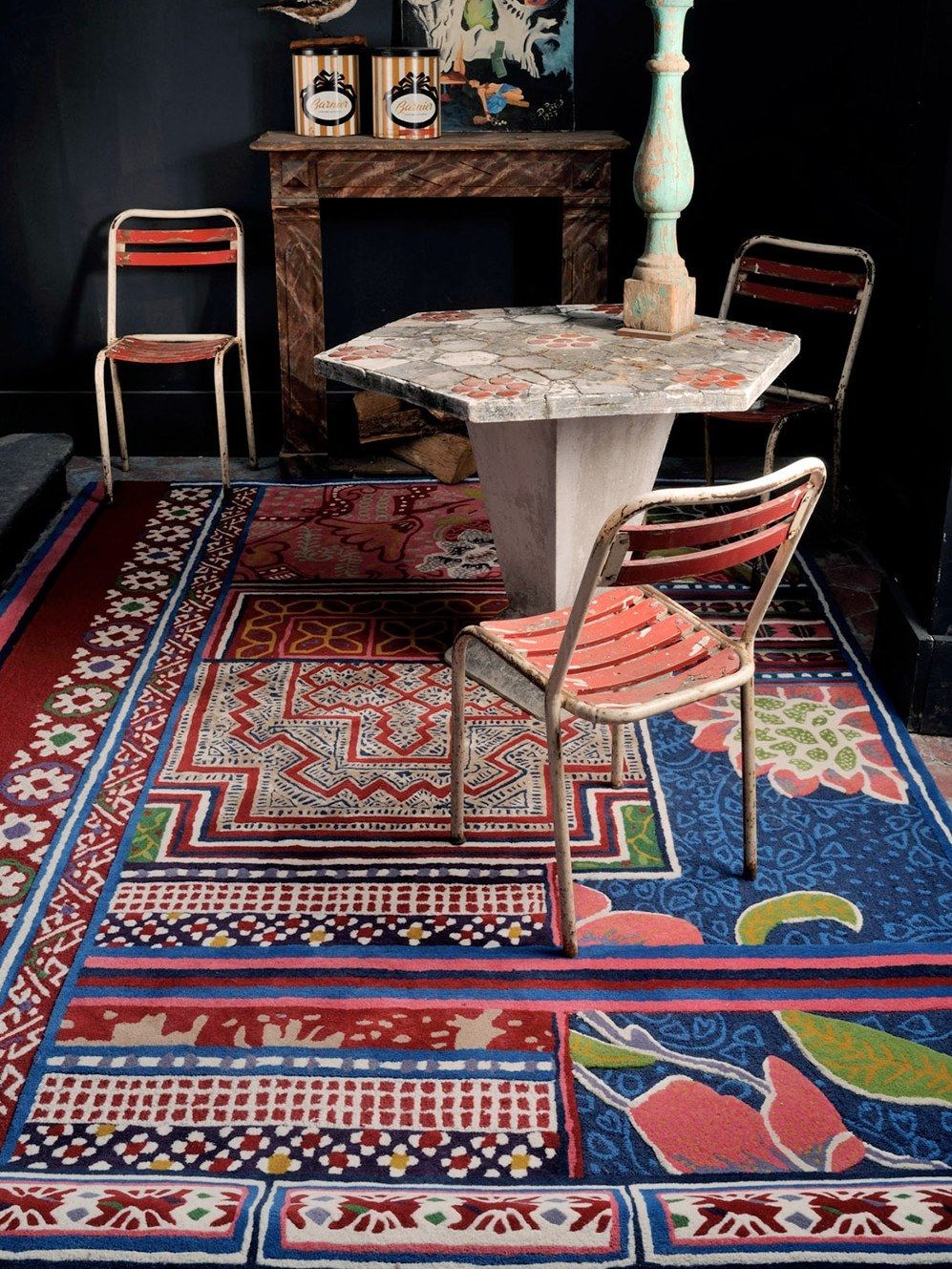 Ковер ручной работы в стиле пэчворк Toulemonde Bochart Дизайнеры ARCH-00017528 - Вид №1