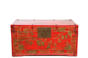 Сундук И-сян Красный ДОМАШНЯЯ ОБСТАНОВКА СУНДУКИ 017381 Красный;золото
