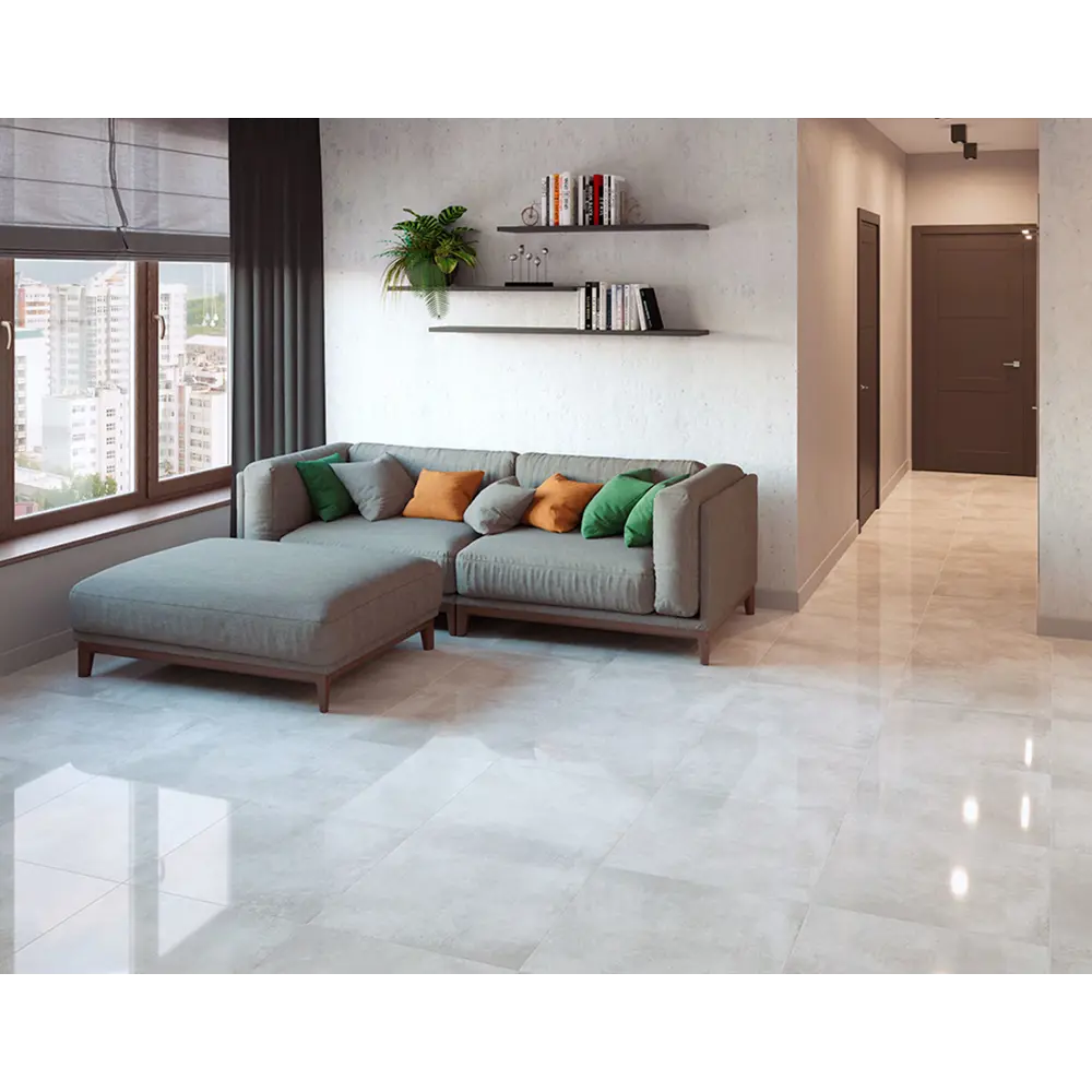 Керамогранит Incolor Ronda 60x60 см 1.44 м2 полированный цвет серый STLM-2207298 - Вид №5