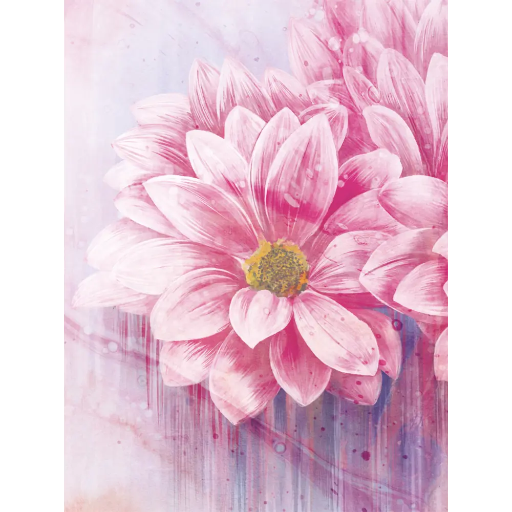 Картина модульная Розовые цветы 45x60 см 2 шт POSTERMARKET STLM-2181992 - Вид №1