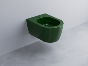 SMBSR-AL Биде подвесное с одним отверстием под смеситель, в комплекте с крепежами Mini 48 cielo Smile