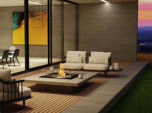 EcoSmart Fire Встраиваемый настольный камин на биоэтаноле Fire pit kits