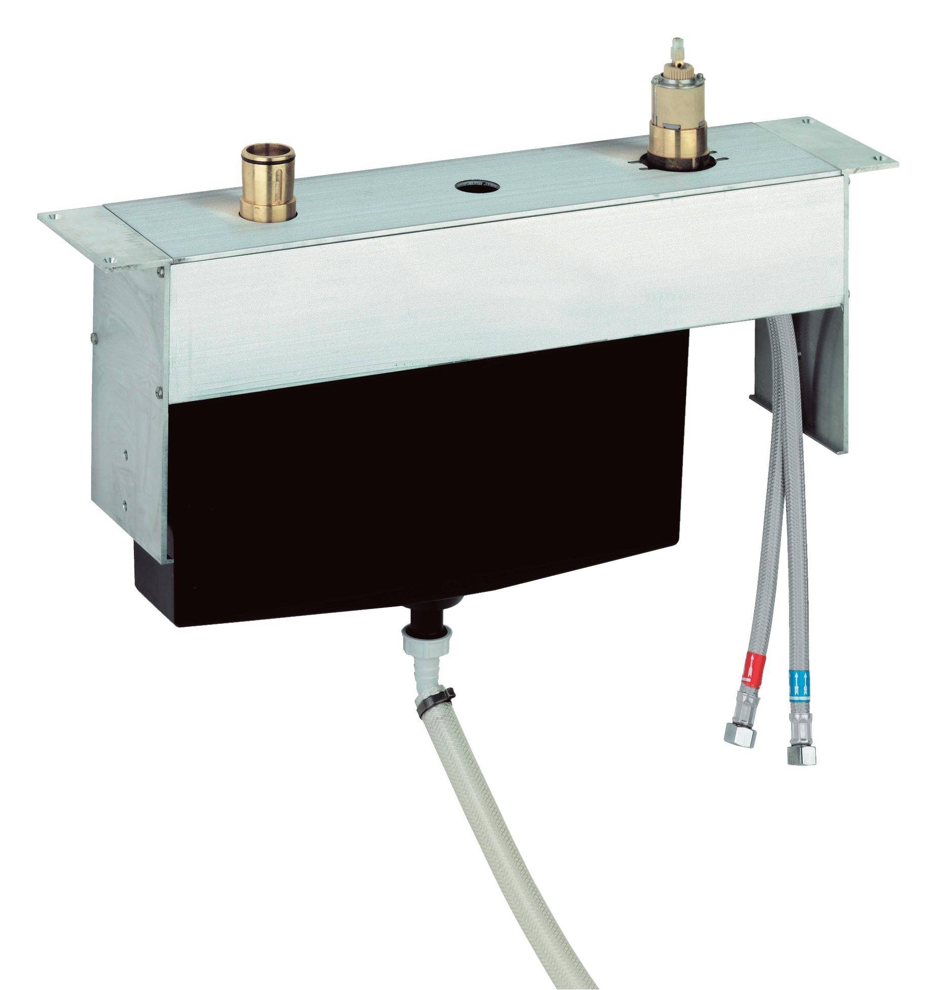 Встраиваемая часть смесителя GROHE на 3 отверстия для монтажа на бортик ванны, однорычажный (33339000) Spare Parts