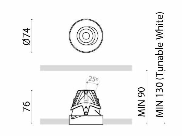 Алюминиевый регулируемый светодиодный прожектор Arkoslight Buddy ARCH-00070248 - Вид №8