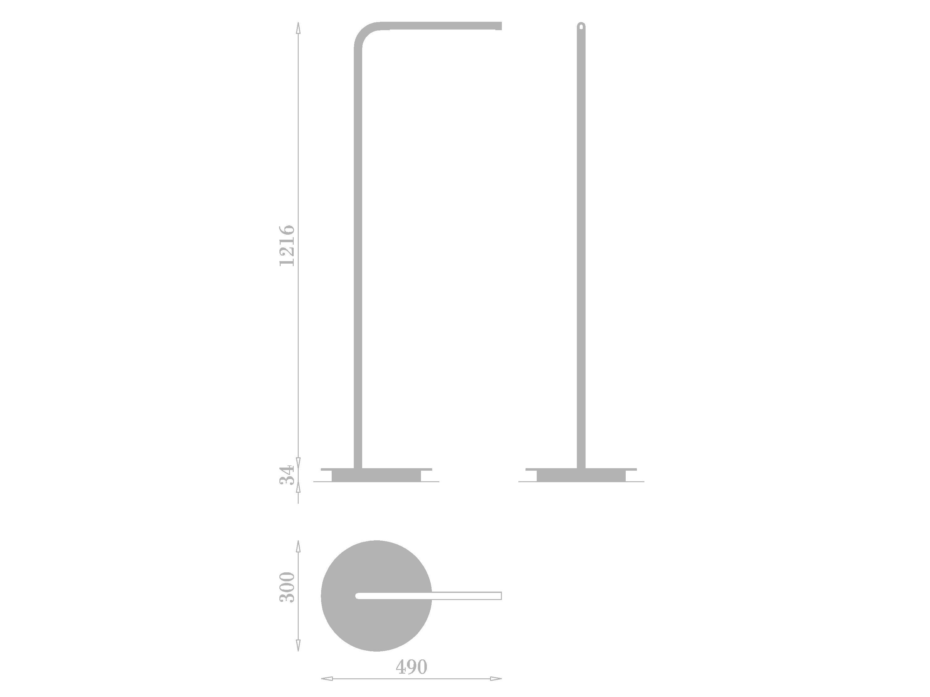 Напольная лампа из латуни 247LAB RB ARCH-00093934 - Вид №2