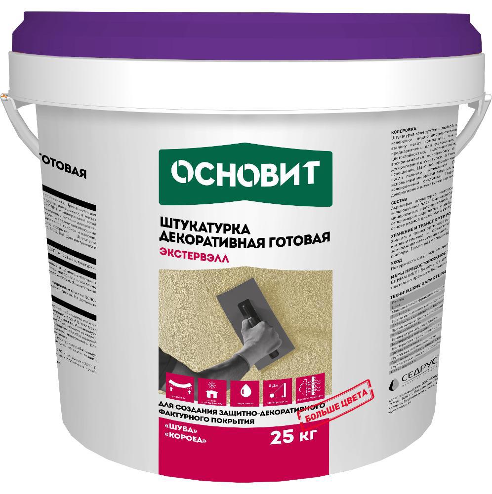 90307886 Штукатурка декоративная 86288 25 кг цвет белый STLM-0177331 ОСНОВИТ