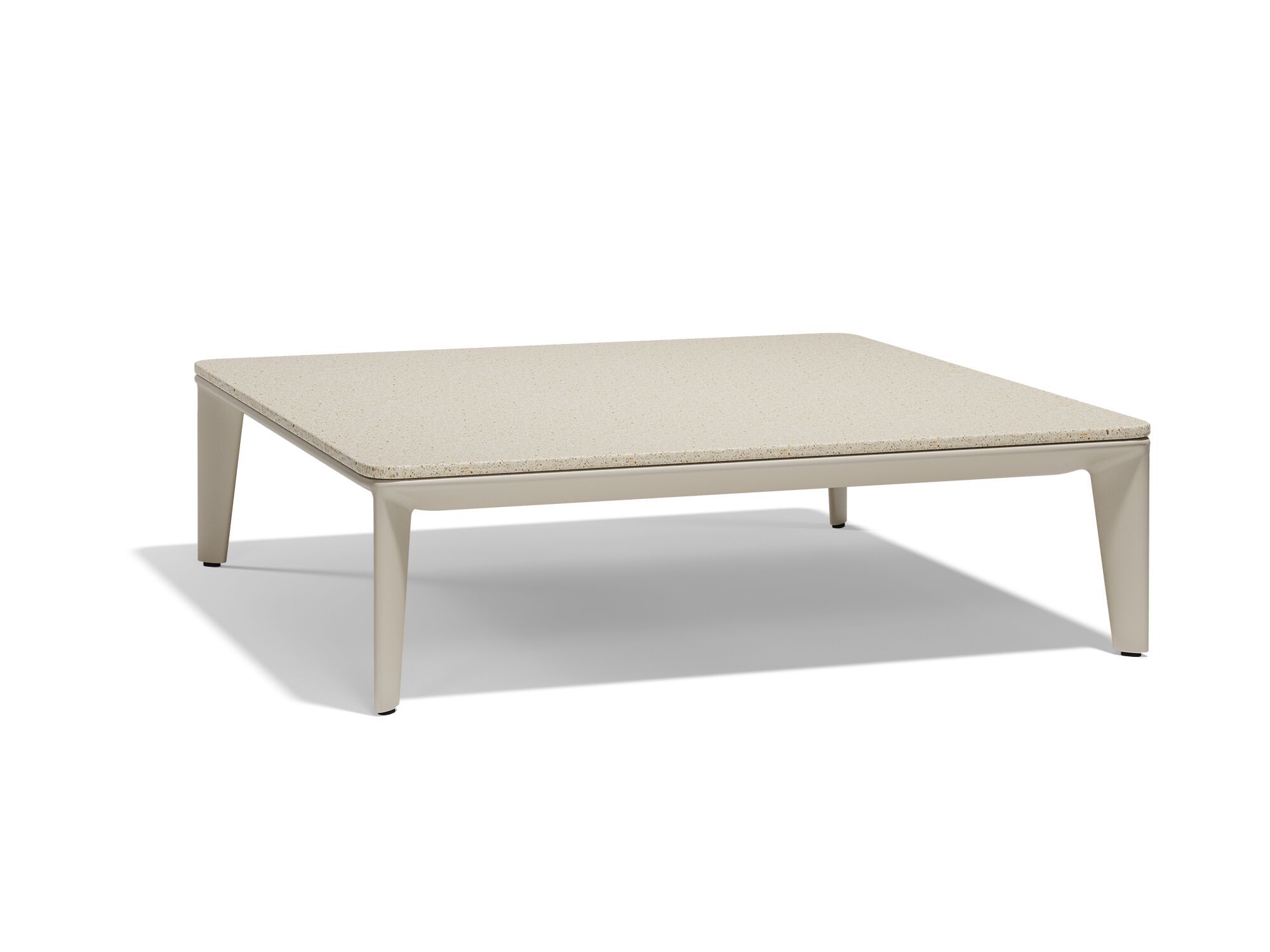 Бетонный квадратный садовый стол Vondom Пасадена ARCH-00123473