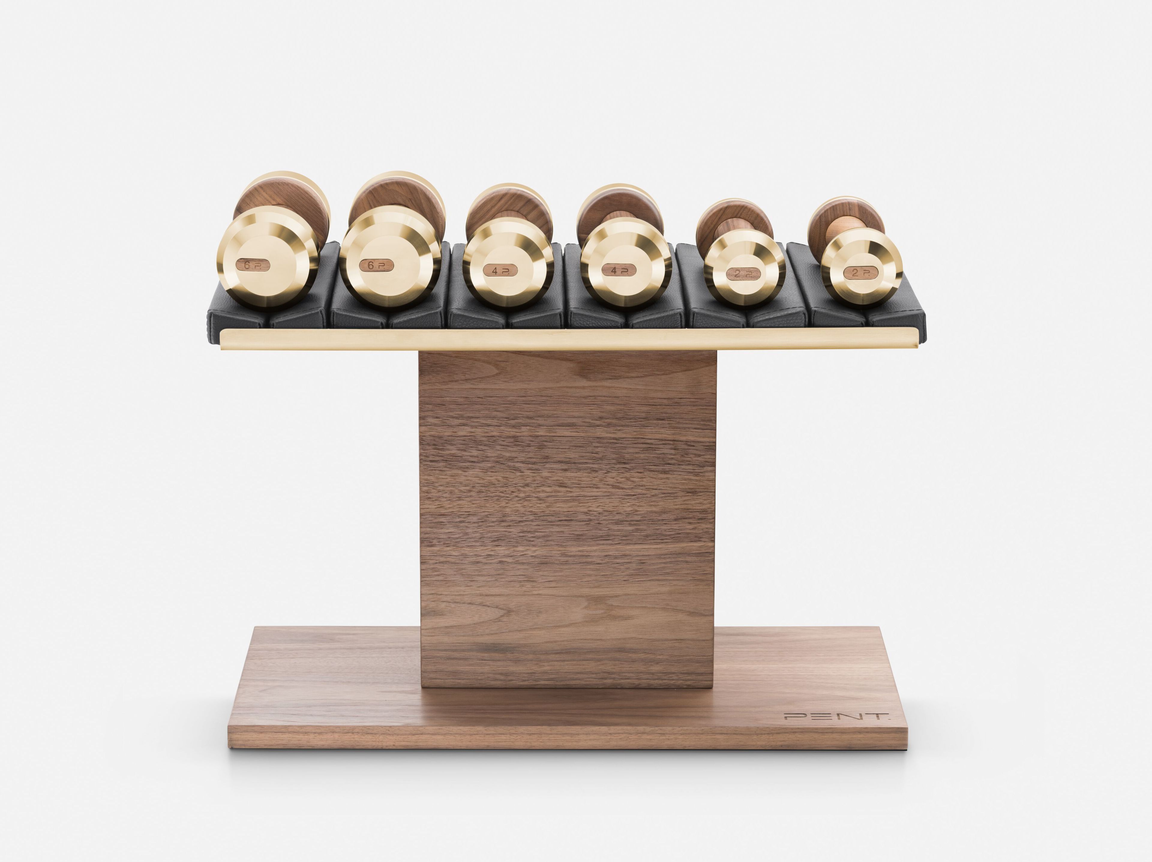 Набор гантелей из нержавеющей стали и дерева PENT Colmia ARCH-00065813