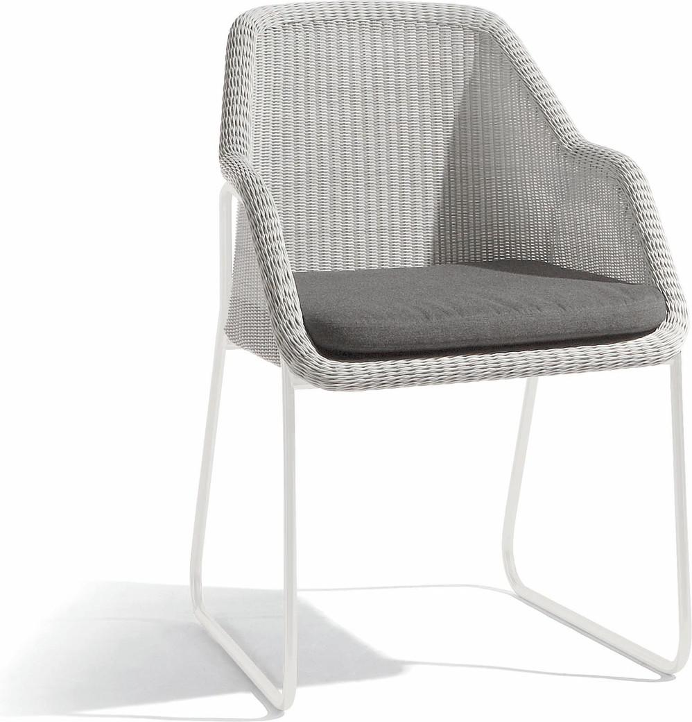 MNST127 Стул белый шнур 2мм белый Manutti Mood