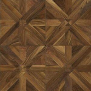 Модульный паркет Da Vinci Инженерный модульный паркет из ореха Марго Орех Европейский (Грецкий) Натур (Гладкая) 614х614 мм.