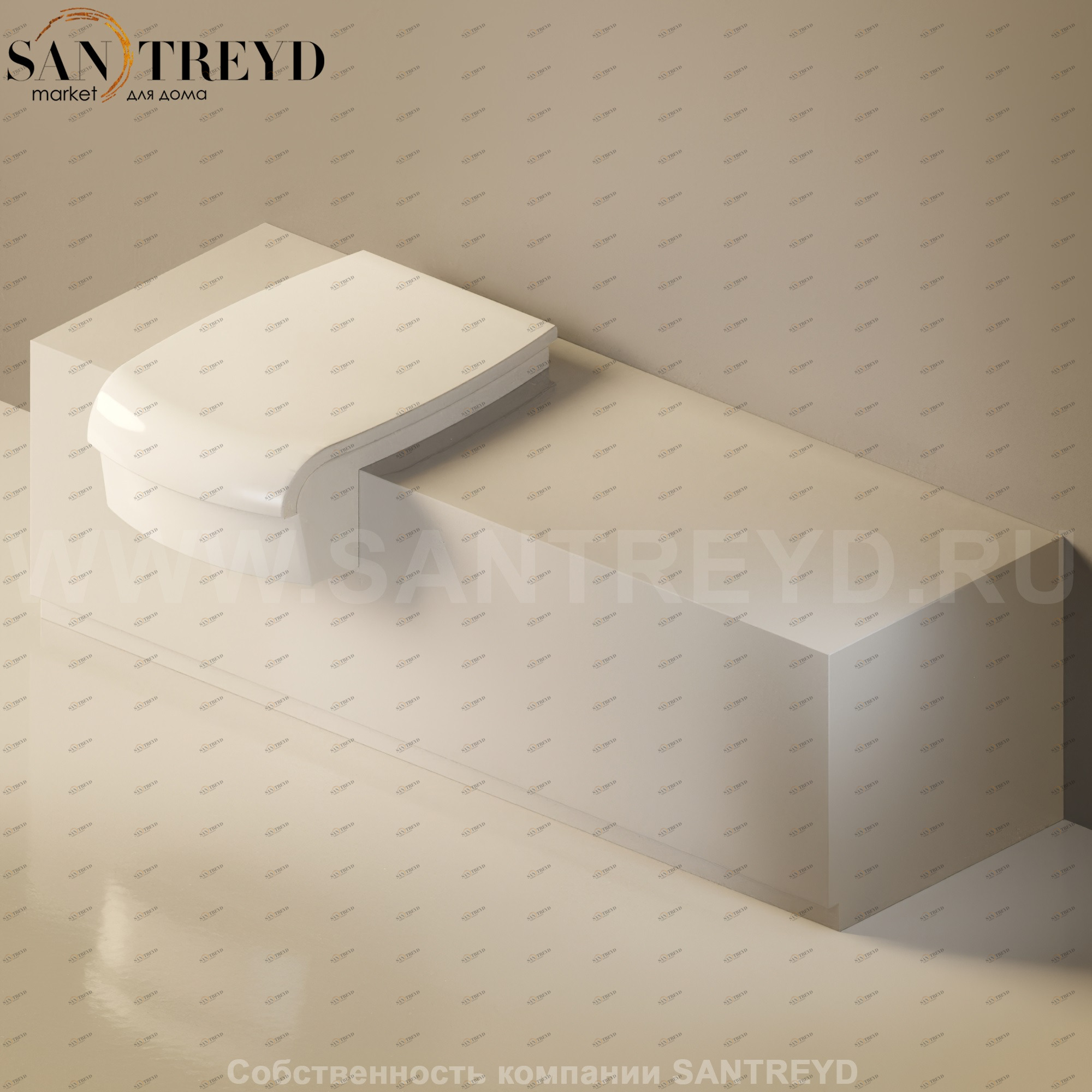 Flaminia UNA Консоль для унитаза или биде от 135 до 200 см серая UNA135WB.7047 Ceramica Flaminia UNA135WB7047