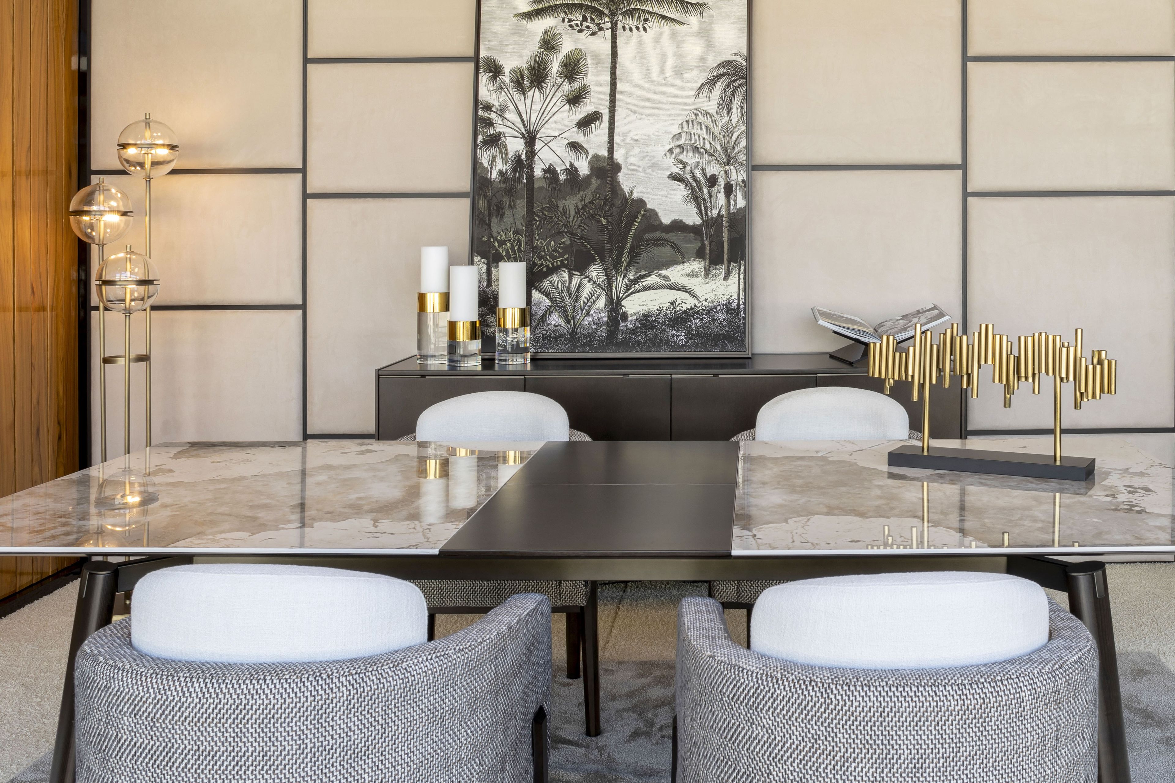 Выдвижной обеденный стол из дуба Stylish Club Landform ARCH-00142648 - Вид №12