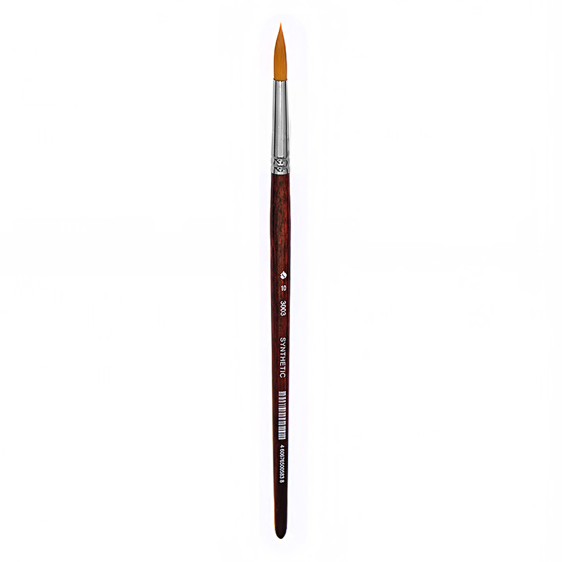 3003110 Кисть синтетика круглая короткая ручка №10 ХМ 