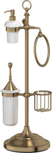 STI 535 Стойка с 5-ю аксессуарами для туалета с биде 80 cm 3SC STILMAR ANTIQUE BRONZE