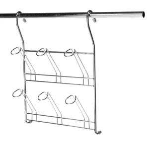 Полка для кружек Delinia 100х240х340 мм цвет хром 15869526 STLM-2157133