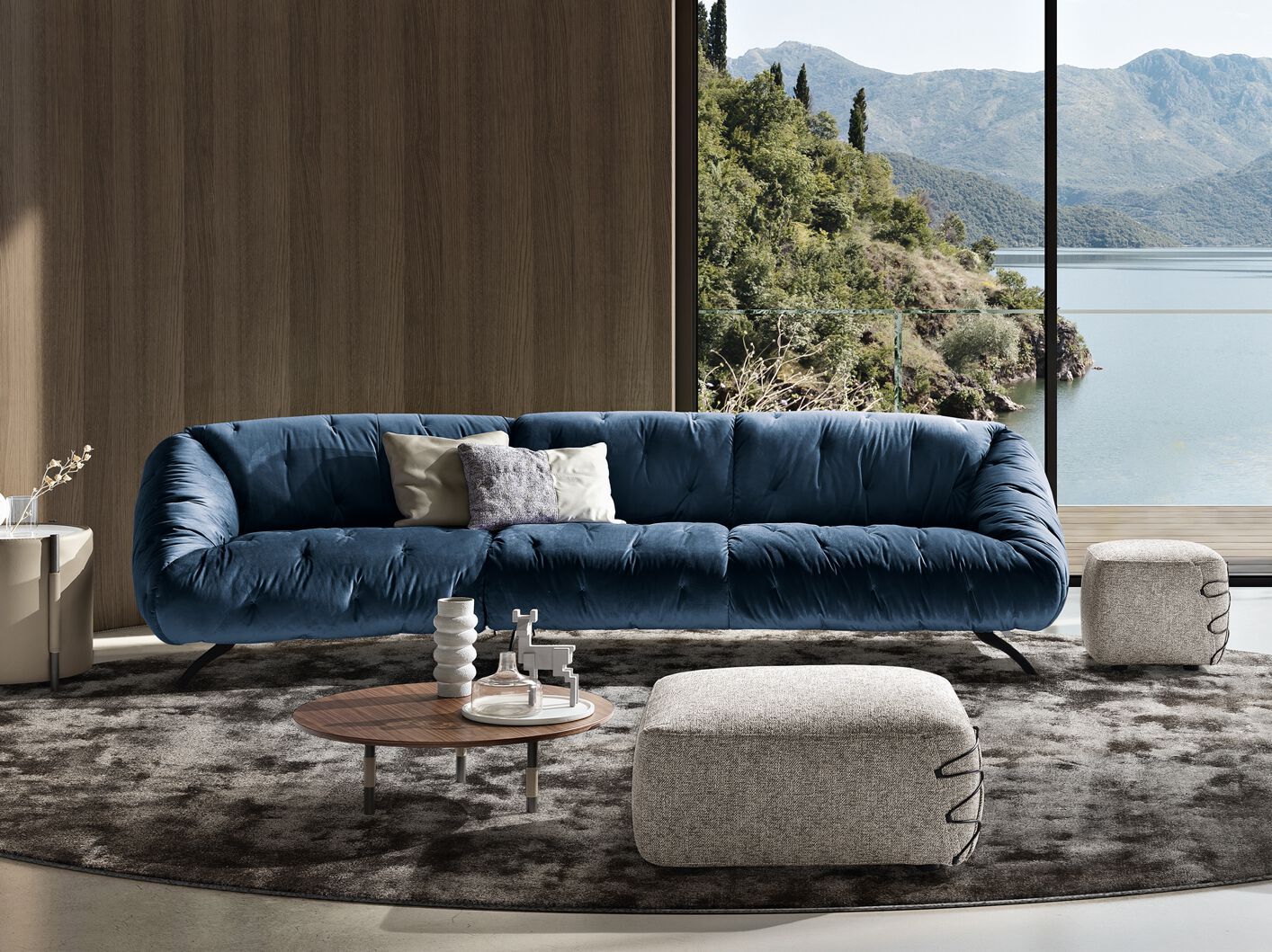 Бархатный диван Max Divani Globo ARCH-00064754 - Вид №6