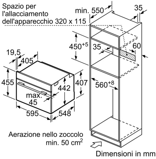 Siemens Комбинированная встраиваемая духовка Iq700 Cm836gpb6  - Вид №9