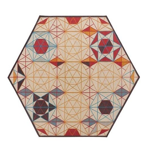 002426 Ковер шестиугольный GAN Hexa - Вид №3