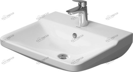 2331550000 Подвесная раковина настенная овальная Duravit P3 Comforts