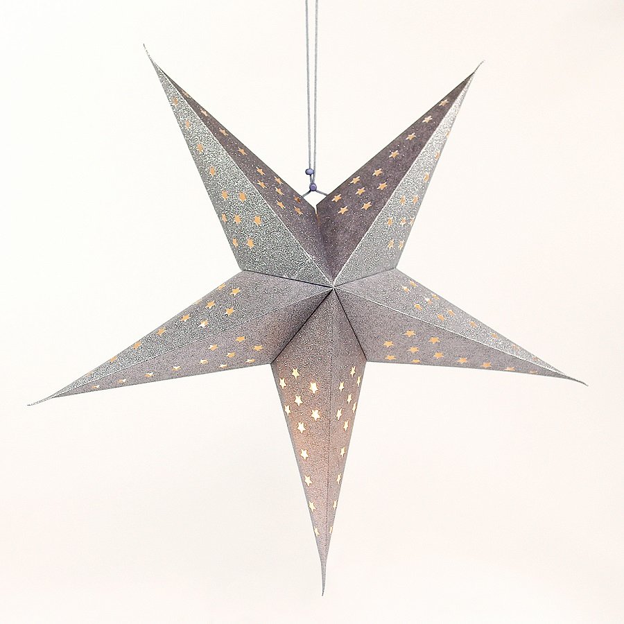 Led-светильник подвесной 60 см "Звезда серебряная" Star ENJOYME  253058 Серебро  - Вид №1